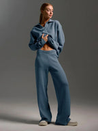 Ensemble coordonné tricoté épais pour femme - Collection Hiver