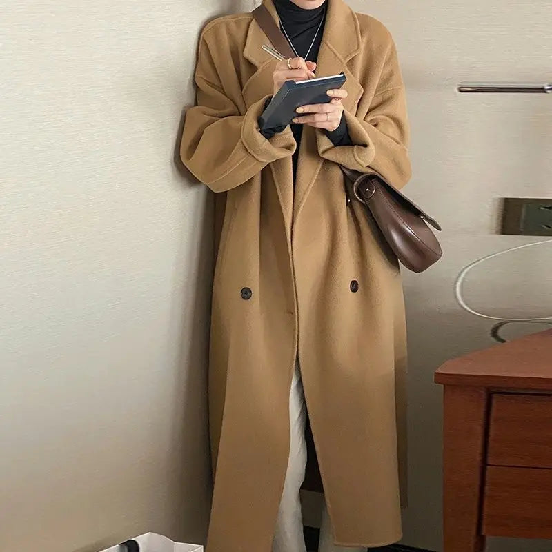 Autumn Winter Women’s Woolen Coat