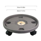 Water-receiving Plastic Universal Wheel Flower Pot Chassis Potted Round Rack Tray Mobile Roller Mobile Plant Flower Pot Stand