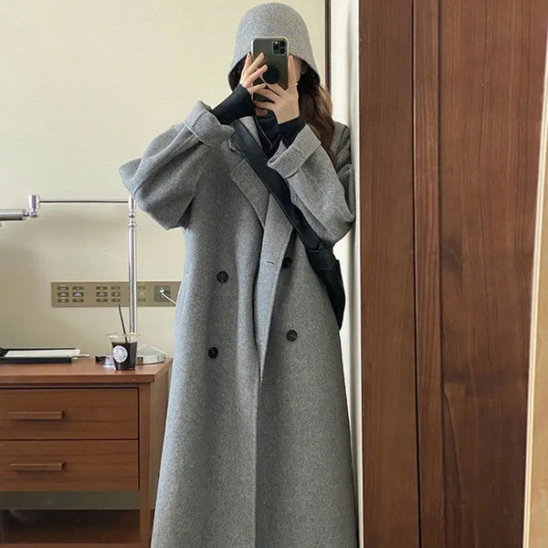 Autumn Winter Women’s Woolen Coat