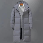 New Winter Men Long Puffer Jacket – Warm & Casual Outdoor Parka