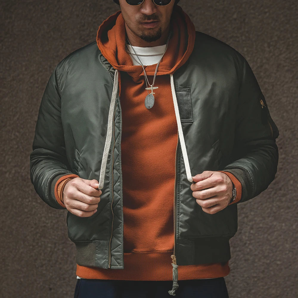 Maden MA1 Pilot Cotton Jacket – Warm & Casual Winter Coat