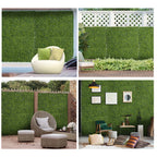 Outsunny 12PCS Artificial Boxwood Wall Panels – 50×50cm Faux Grass Privacy Fence Screen