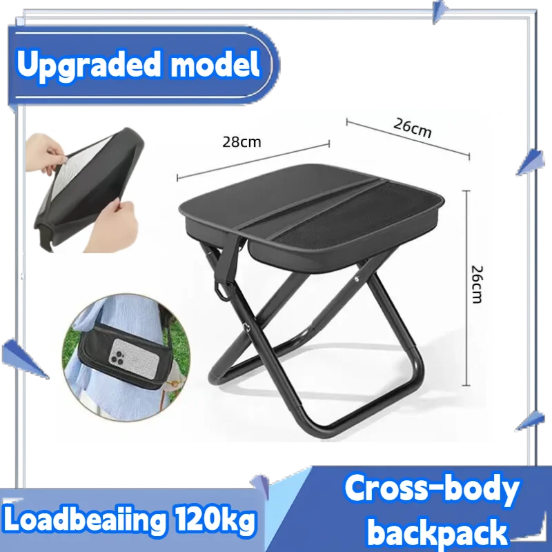 Lightweight Folding Tourist Chair – Portable Heavy-Duty Outdoor Camping & Fishing Stool