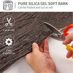 40 × 100cm Artificial Tree Bark Panel – Realistic Faux Wood Texture for Garden, Home & DIY Decoration