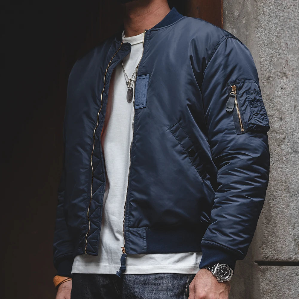 Maden MA1 Pilot Cotton Jacket – Warm & Casual Winter Coat