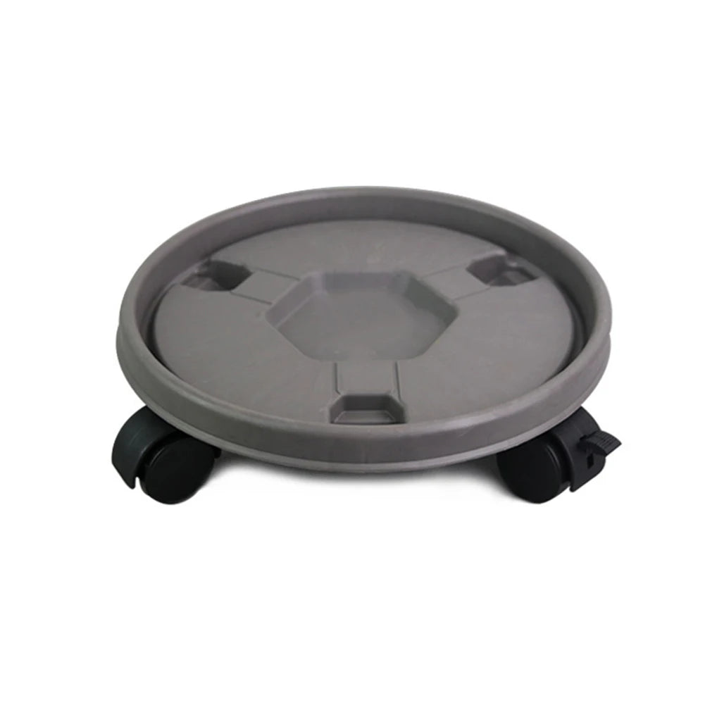 260mm Plant Mover With Wheels Plant Support Roller Universal Flower Pot Wheels Base Movable Tray Plant Stand With Rollers