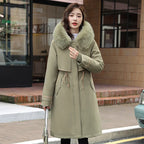 Women’s Winter Detachable Lining Parka – Warm, Stylish & Versatile