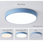 Macaron LED Nordic Ceiling Light – Modern Minimalist Lighting for Home