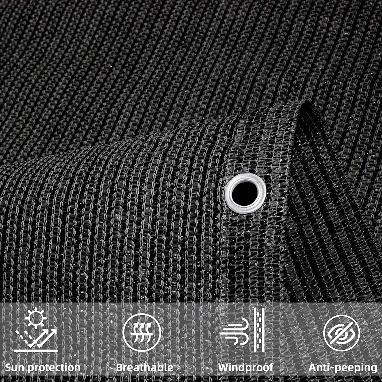 Green Fence Privacy Screen Windscreen – Heavy Duty Outdoor Privacy Barrier