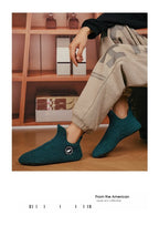 Men's Winter High-Top Plush Slippers – Warm, Lightweight & Non-Slip Indoor Outdoor Shoes