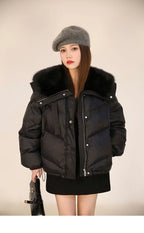 2025 New Women’s Short Cotton-Padded Winter Coat – Korean Loose Fit