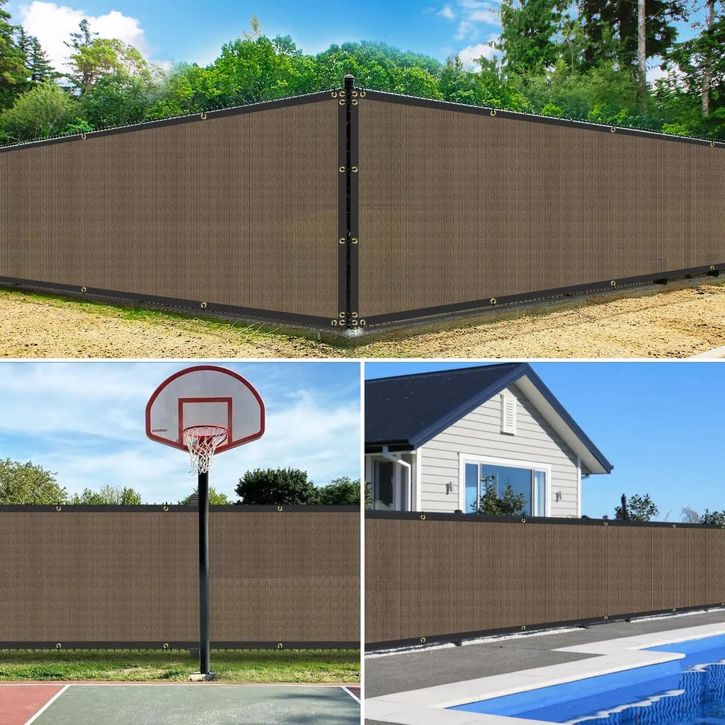 Green Fence Privacy Screen Windscreen – Heavy Duty Outdoor Privacy Barrier