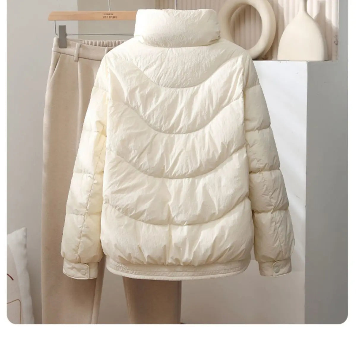Winter Women Parka Coat – Long Cotton Casual Jacket