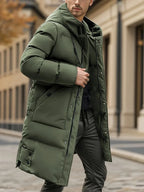 Men’s Heavyweight Winter Coat – Windproof Cold Weather Jacket