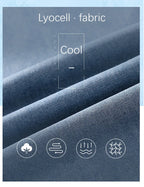 Summer Thin Men’s Jeans – Lyocell Fabric Soft Breathable Straight Denim Pants