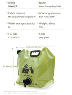 8L Large Capacity Outdoor Folding Water Bag – Portable Camping Water Storage Solution