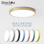 Macaron LED Nordic Ceiling Light – Modern Minimalist Lighting for Home