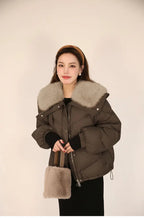 2025 New Women’s Short Cotton-Padded Winter Coat – Korean Loose Fit