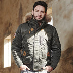 MGP Men’s Winter Warm Jacket with Natural Fur Hood