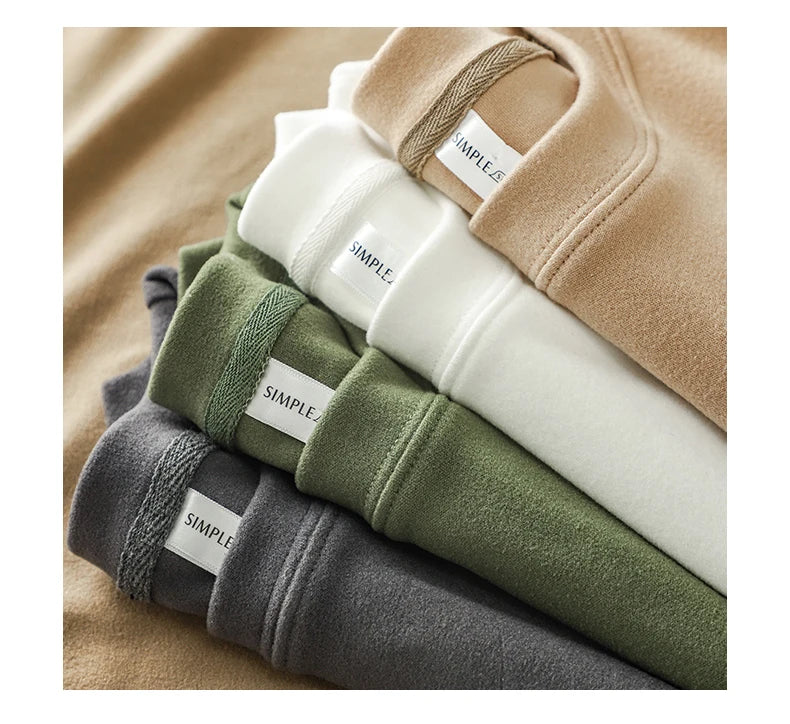 Two-Sided Dralon Long Sleeve T-Shirt for Men – Warm Fleece Undershirt