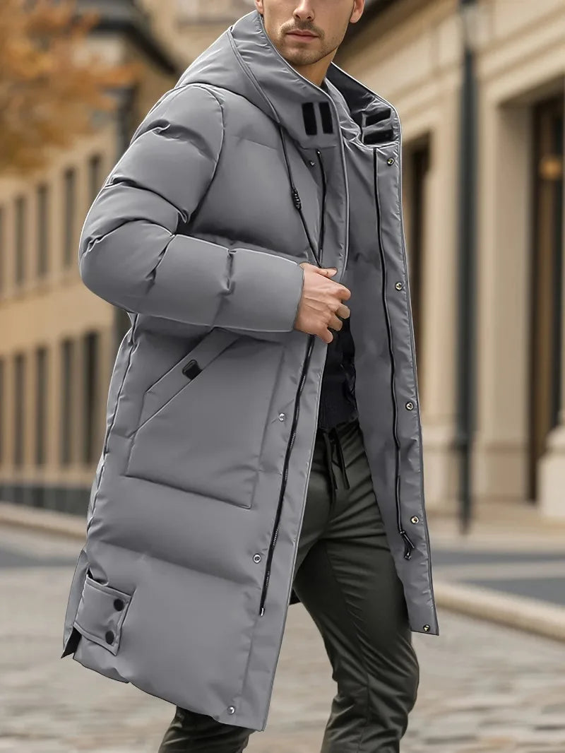 Men’s Heavyweight Winter Coat – Windproof Cold Weather Jacket