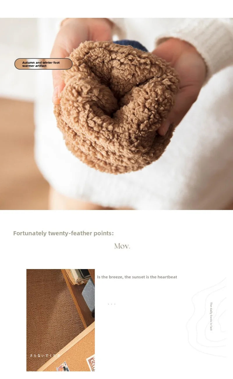 Super Warm Non-Slip Winter Slipper Socks – Fluffy Fleece Home Socks for Men & Women