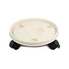 260mm Plant Mover With Wheels Plant Support Roller Universal Flower Pot Wheels Base Movable Tray Plant Stand With Rollers