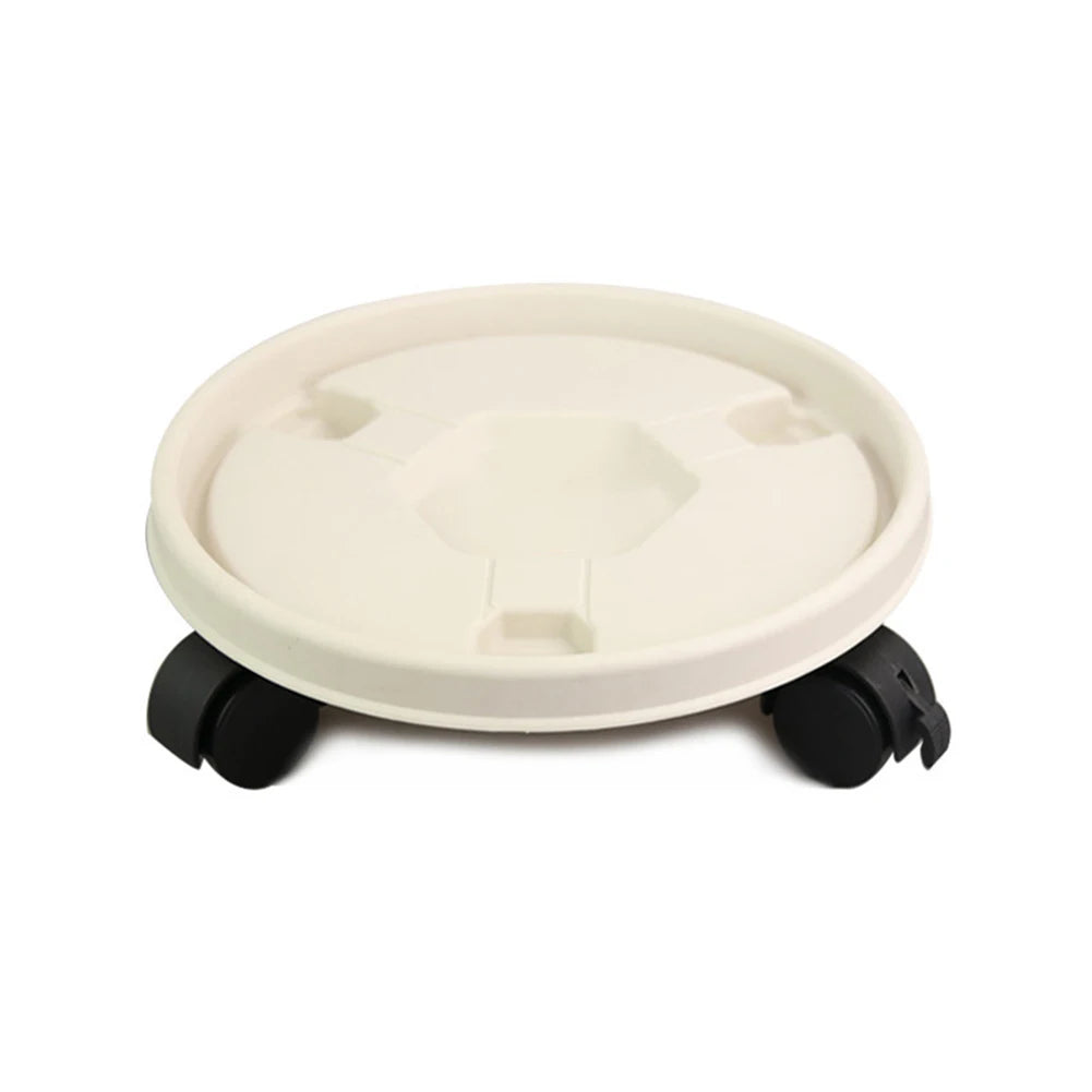 260mm Plant Mover With Wheels Plant Support Roller Universal Flower Pot Wheels Base Movable Tray Plant Stand With Rollers