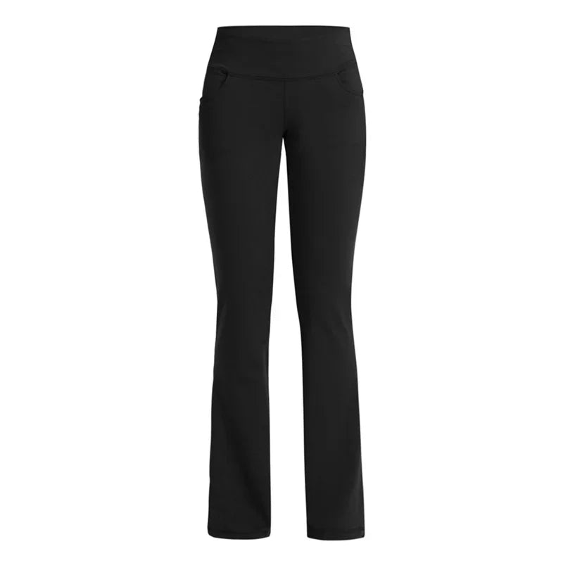 Women’s High Waist Yoga Pants – 4-Way Stretch Leggings with Pockets, Tummy Control