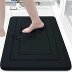 Thickened Super Absorbent Bathroom Floor Mat – Non-Slip Quick Dry Flannel Rug
