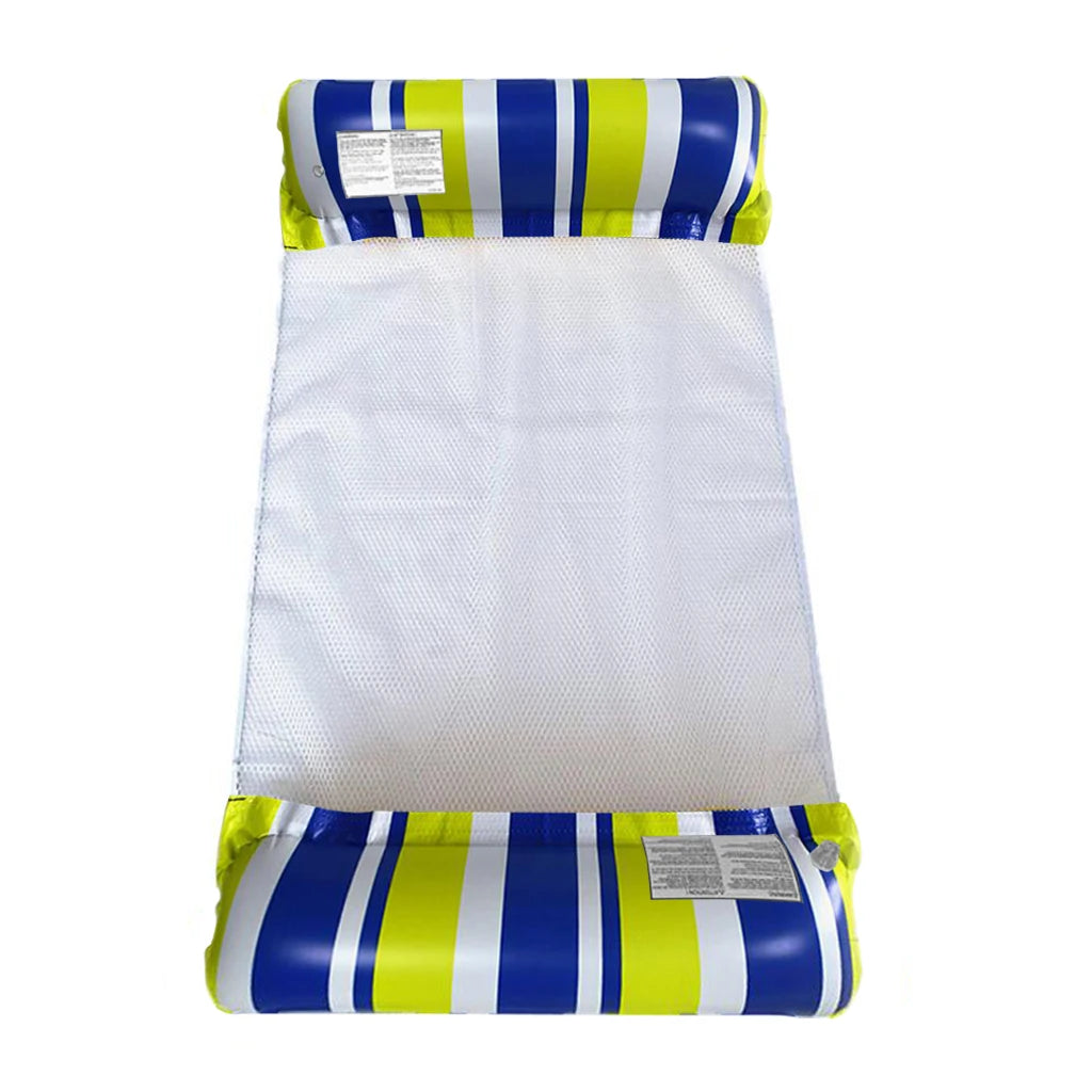 Inflatable Water Hammock Floating Bed – Portable Pool Lounge Chair for Adults