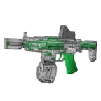 Simulated Recoil Electric Water Gun Toy with Automatic Lights & Water Spray Feature