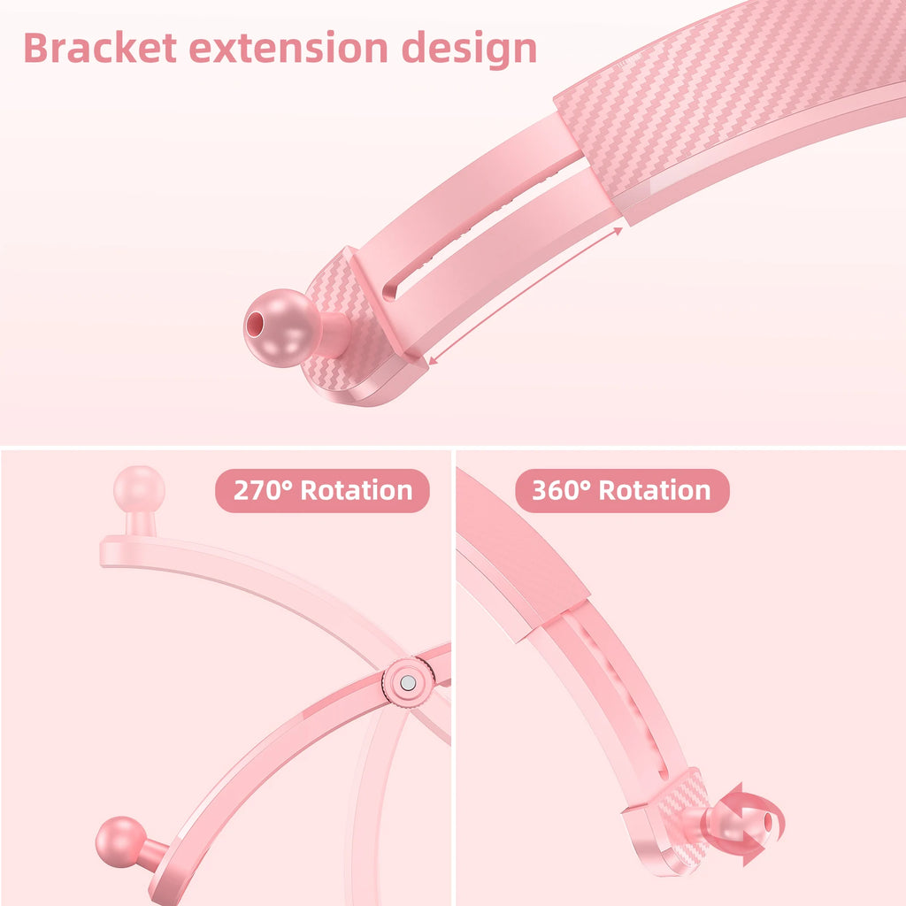 Wall Mounted Foldable Hair Dryer Holder – Adjustable Heat Resistant Rotating Storage Rack