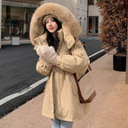 2025 New Winter Thicken Parkas with Wool Liner & Fur Collar
