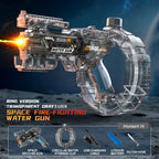 Electric Water Gun Automatic Continuous Firing – Long Range Water Blaster with Lights