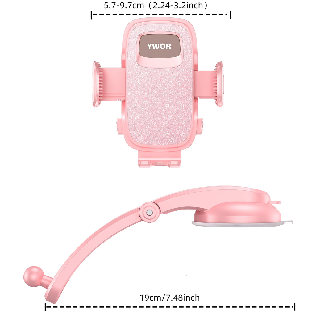 Wall Mounted Foldable Hair Dryer Holder – Adjustable Heat Resistant Rotating Storage Rack
