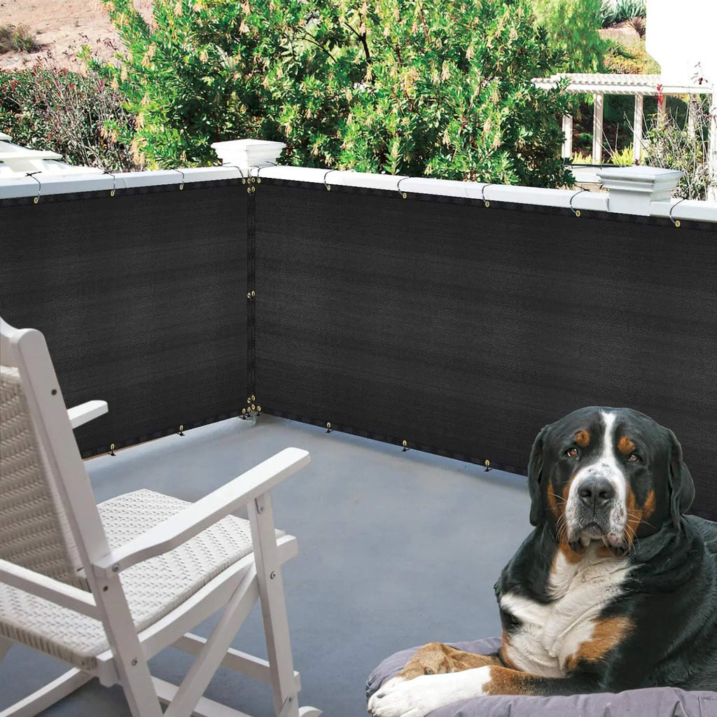 Green Fence Privacy Screen Windscreen – Heavy Duty Outdoor Privacy Barrier
