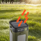 Multifunctional 4-Leaf Foldable Camping Lantern – Solar Rechargeable Outdoor Emergency Light