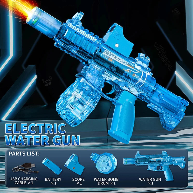 M416 Electric Water Gun – Full Automatic Summer Water Blaster for Outdoor Fun