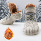 Super Warm Non-Slip Winter Slipper Socks – Fluffy Fleece Home Socks for Men & Women