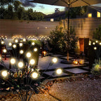 Solar Powered Firefly Waterproof Vibrant Garden Lights