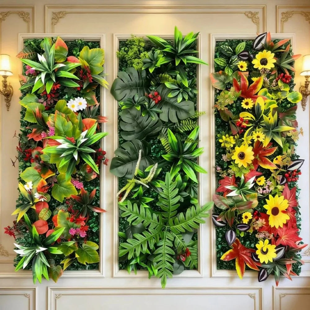 Artificial Ivy Grass Wall Panel – Realistic Faux Jungle Greenery Branches for Home, Garden & Event Decoration