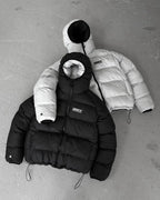 Trendy Street Letter Pattern Oversized Jacket – Y2K Unisex Casual Couple’s Style