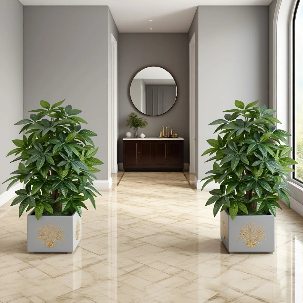 1pc Realistic Large Artificial Green Money Tree Palm – Outdoor Garden & Event Decoration