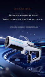 42cm Electric Water Gun – Automatic High-Pressure Water Blaster with Auto Water Absorption for Outdoor Summer Fun