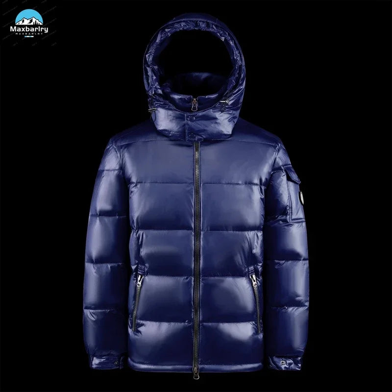 2025 Winter Puffer Jacket Fashion – Unisex Duck Down Hooded Coat