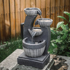 Voltsify Electric Garden Fountain – Outdoor Rockery Water Feature