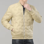 Men’s Winter Down Jacket – Lightweight Duck Down Puffer Coat with Stand Collar, Business Casual Style