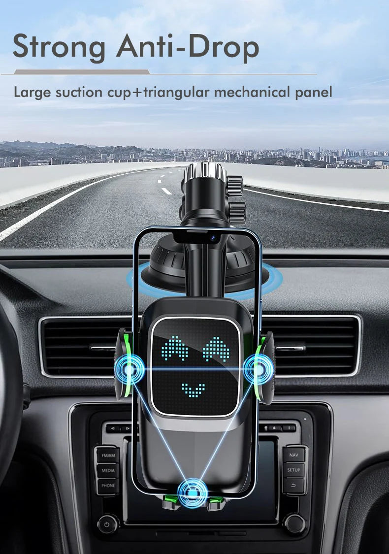 Universal Large Truck Extended Suction Cup Type Car Holder Fixed Shockproof Mobile Phone Stand Big Joint GPS Navigation Holder
